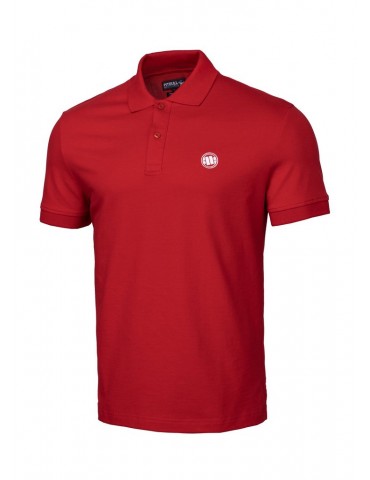 Polo Pitbull West Coast regular logo red