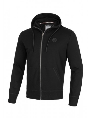 Bluza Pitbull small logo f.terry 220 czarna- cienka