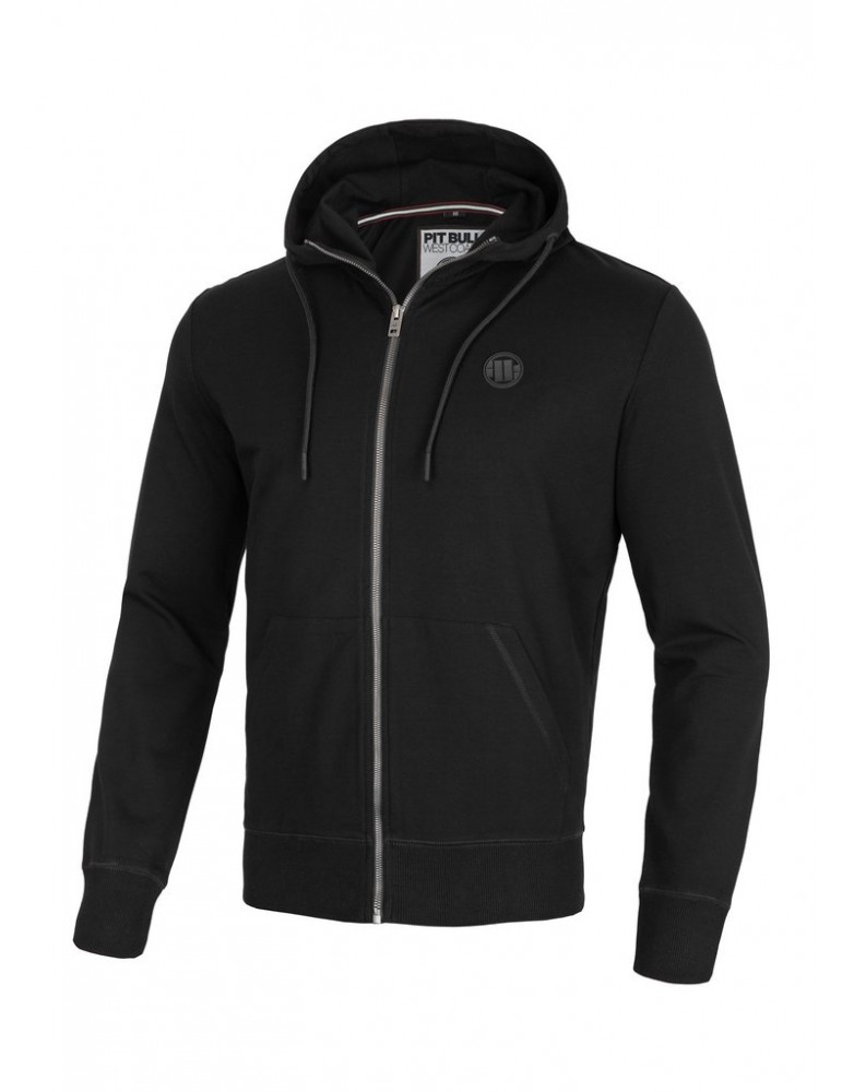 Bluza Pitbull small logo f.terry 220 czarna- cienka