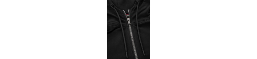 Bluza Pitbull small logo f.terry 220 czarna- cienka