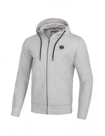 Bluza Pitbull small logo f.terry 220 szara- cienka