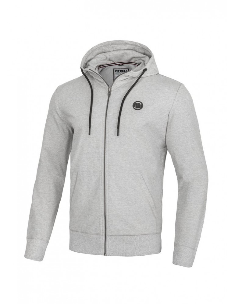 Bluza Pitbull small logo f.terry 220 szara- cienka