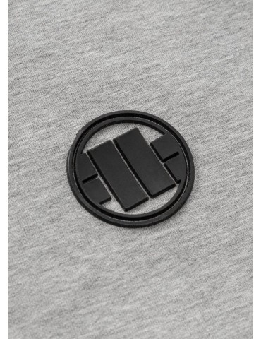 Bluza Pitbull small logo f.terry 220 szara- cienka