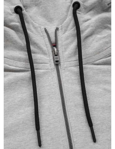 Bluza Pitbull small logo f.terry 220 szara- cienka