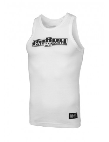 Tank top Pitbull West Coast boxing Rib biała