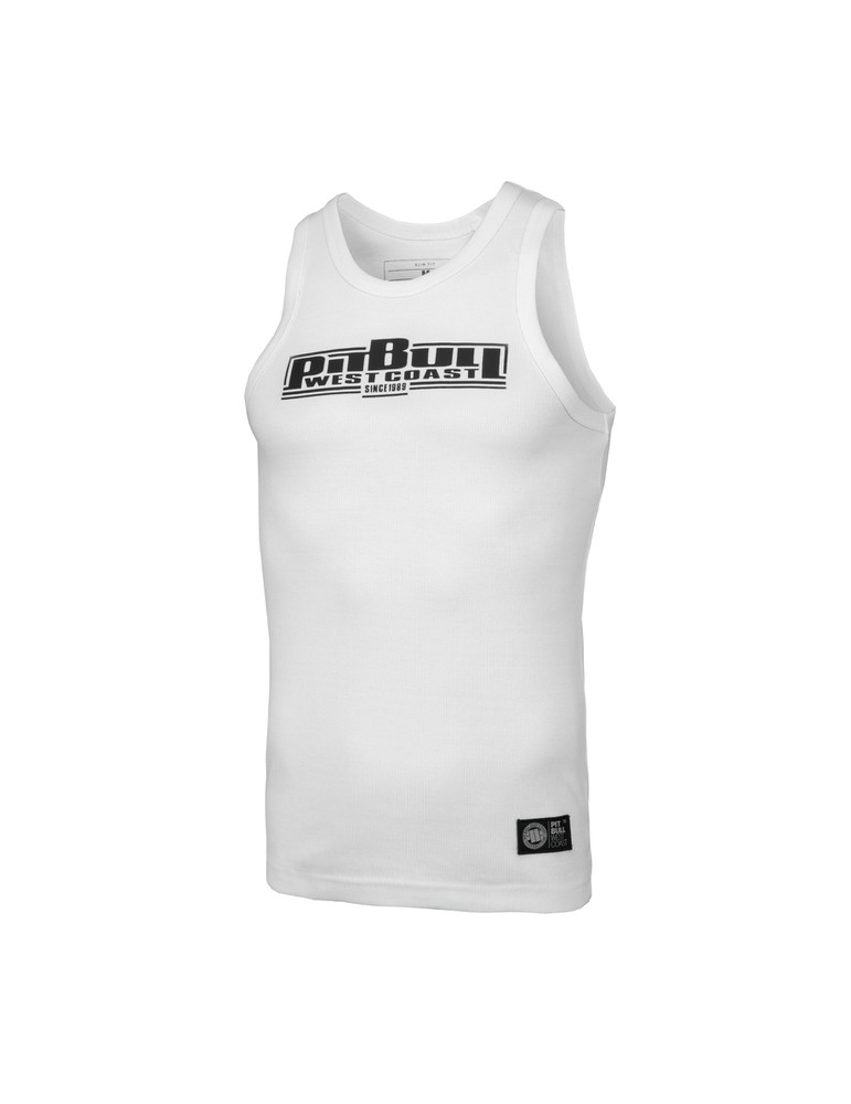 Tank top Pitbull West Coast boxing Rib biała