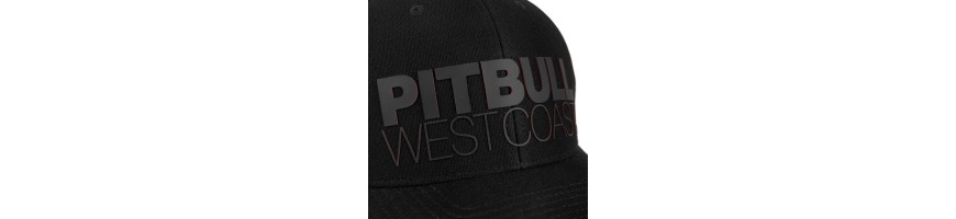 Czapka Pitbull Seascape black/red