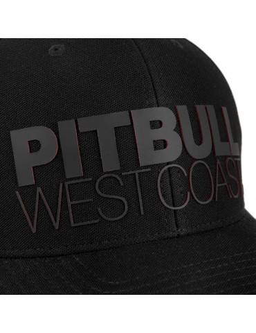 Czapka Pitbull Seascape black/red