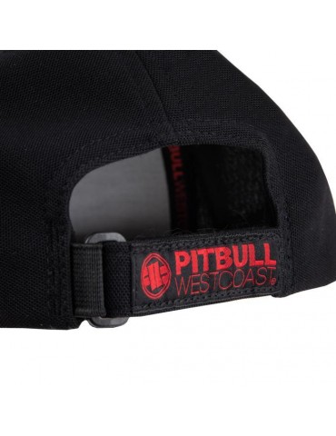 Czapka Pitbull Seascape black/red