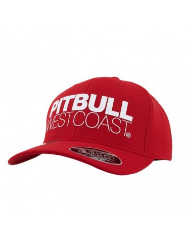 Czapka Pitbull seascape czerwona