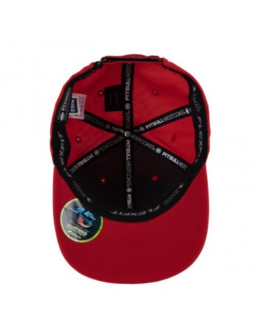 Czapka Pitbull seascape czerwona