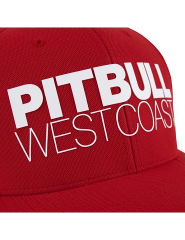 Czapka Pitbull seascape czerwona