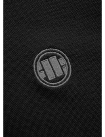 Polo Pitbull West Coast stripes czarna