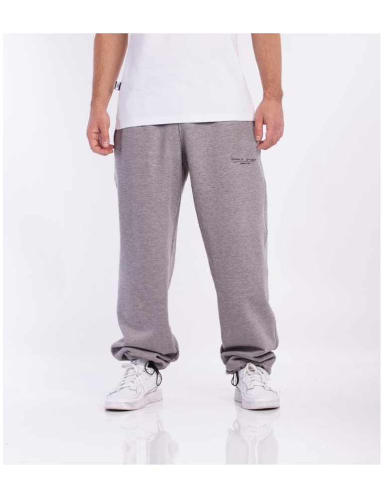 Spodnie dresowe SSG baggy smoke line szare