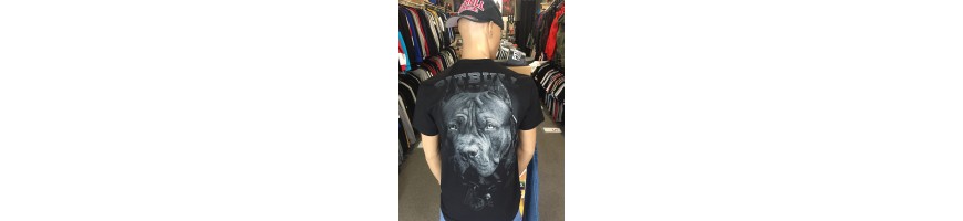 T-shirt Pitbull West Coast Born In 1989 czarna