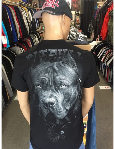 T-shirt Pitbull West Coast Born In 1989 czarna