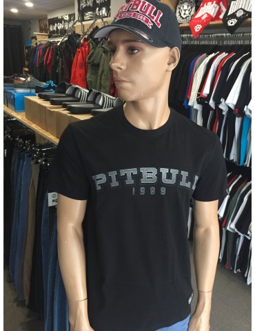 T-shirt Pitbull West Coast Born In 1989 czarna