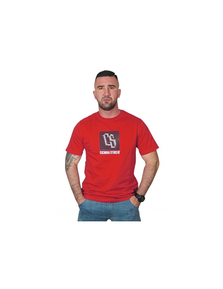 T-shirt Ciemna Strefa czerwona