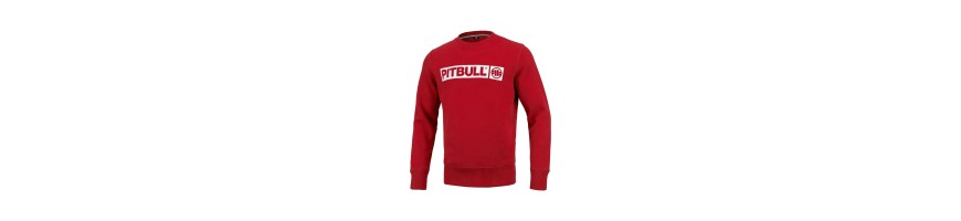 Bluza Pitbull West Coast Hilltop terry group czerwona