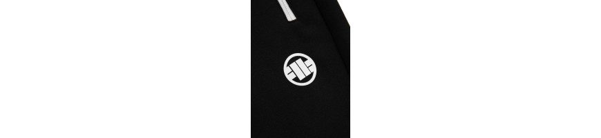 Spodnie dresowe Pitbull West Coast Terry small logo czarne