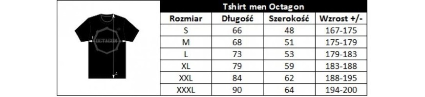 T-shirt Octagon Spiderskull czarny