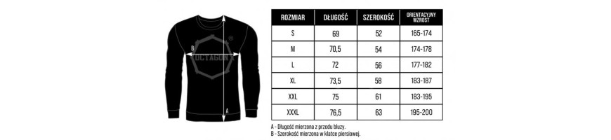 Bluza Octagon Death Font czarna