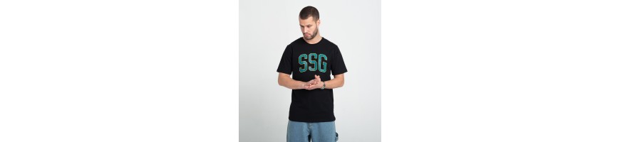T-shirt SSG New College czarny