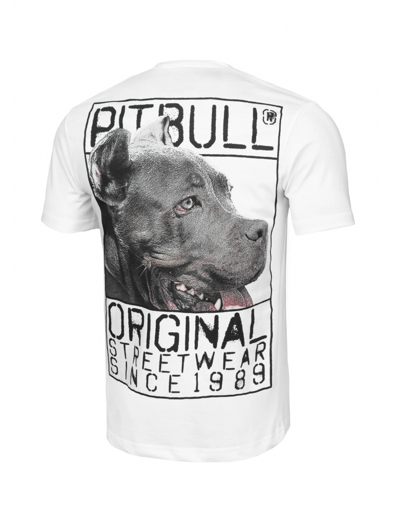 T-shirt Pitbull West Coast Origin biała