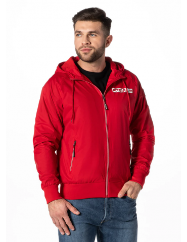 Kurtka Pitbull West Coast Athletic logo czerwona