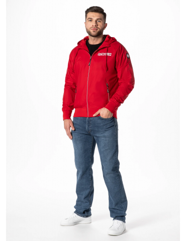 Kurtka Pitbull West Coast Athletic logo czerwona