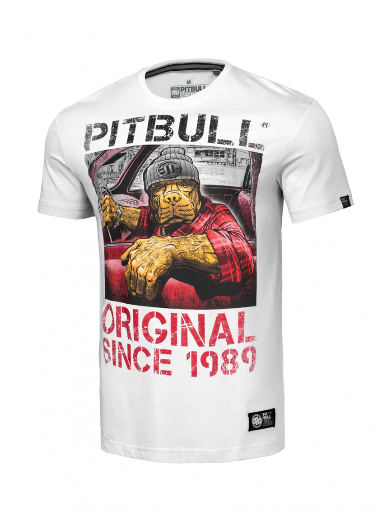 T-shirt Pitbull West Coast Drive white