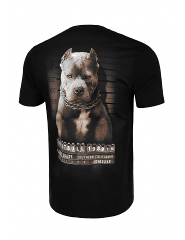 T-shirt Pitbull West Coast Mugshot 2 czarny