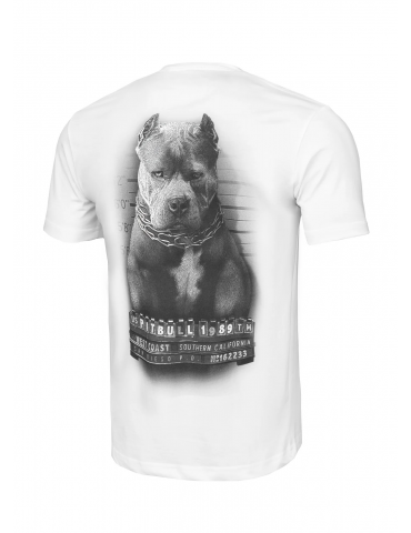 T-shirt Pitbull West Coast Mugshot 2 biała