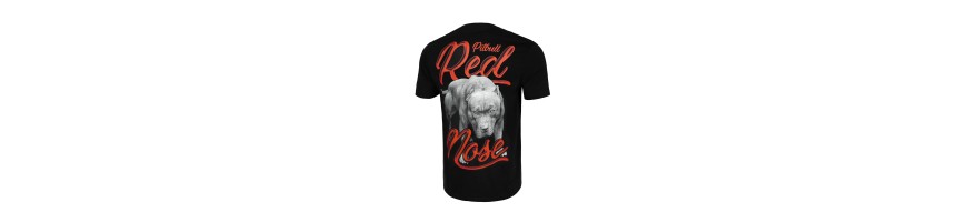 T-shirt Pitbull West Coast red Nose 23 black