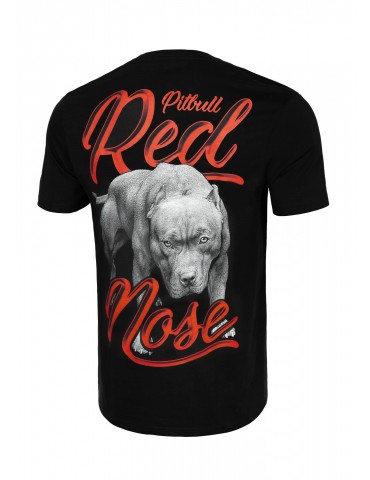 T-shirt Pitbull West Coast red Nose 23 black