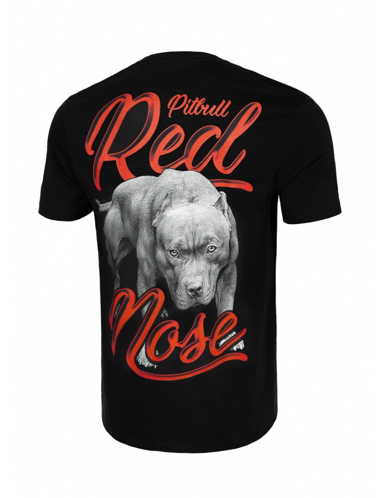 T-shirt Pitbull West Coast red Nose 23 black