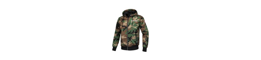 Kurtka Pitbull West Coast Athletic Logo Woodland camo