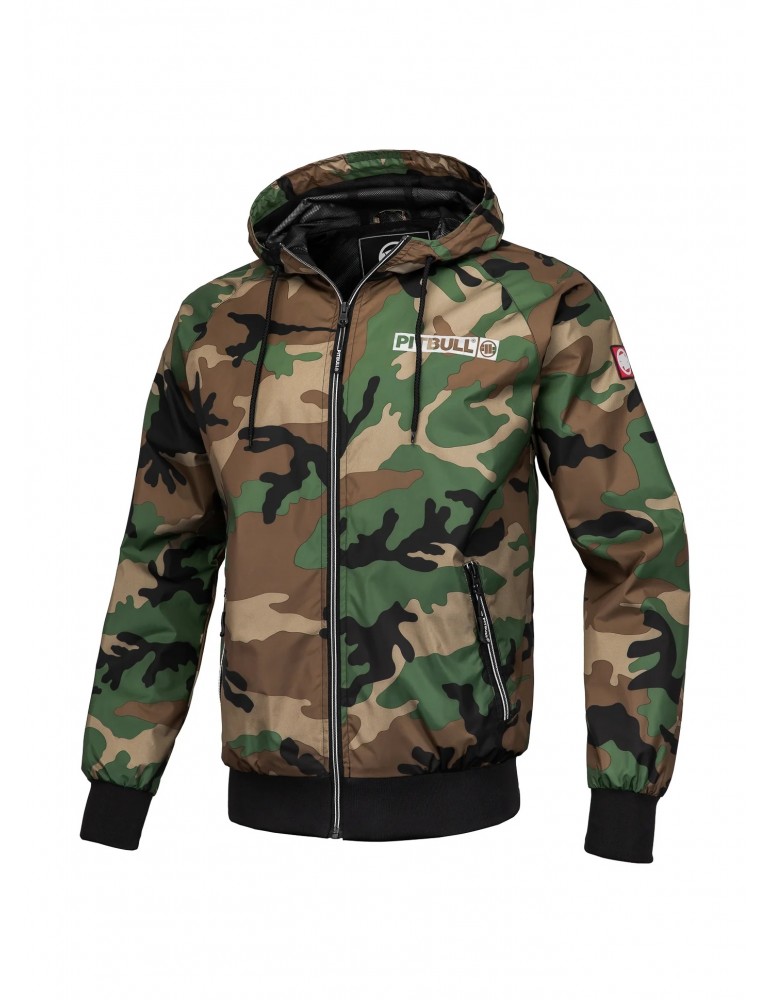 Kurtka Pitbull West Coast Athletic Logo Woodland camo