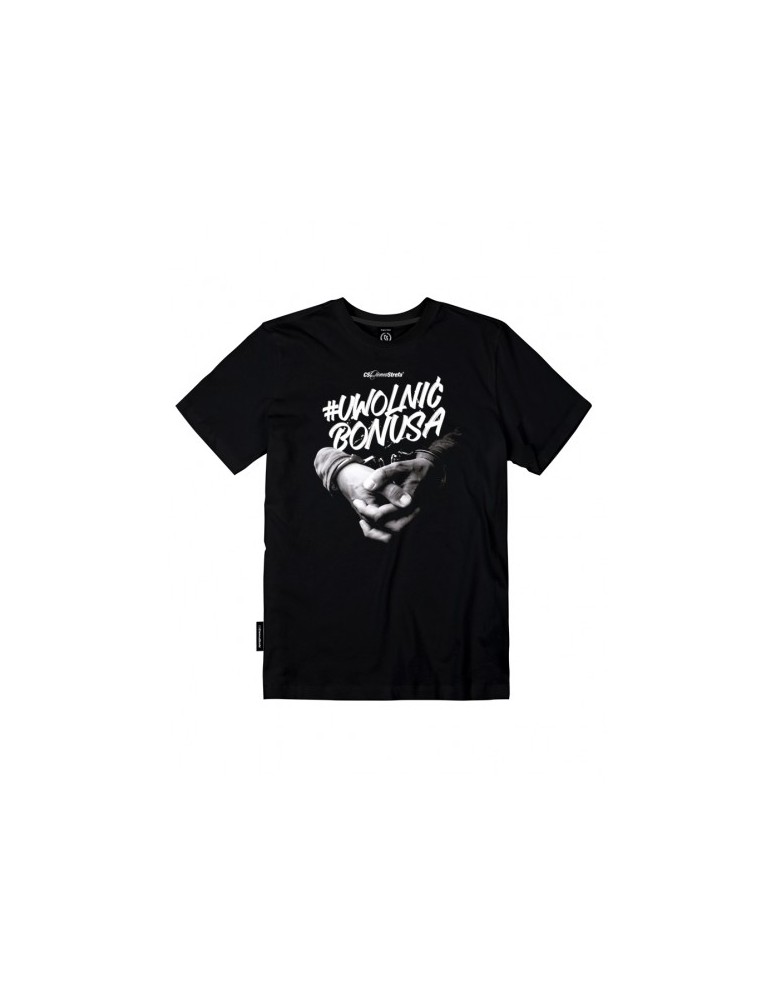 T-SHIRT CIEMNA STREFA UWOLNIĆ BONUSA - Biały