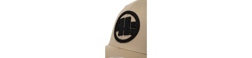 Czapka Pitbull West Coast Cap 3D Logo piaskowa