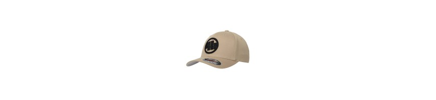 Czapka Pitbull West Coast Cap 3D Logo piaskowa