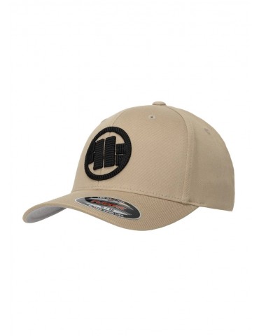 Czapka Pitbull West Coast Cap 3D Logo piaskowa
