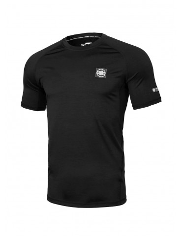 T-shirt Pitbull West Coast Rash Guard shortsleeve czarny