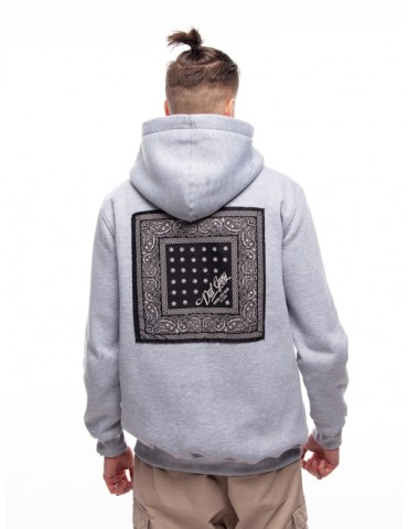 Bluza Diil Gang Paisley zip gray