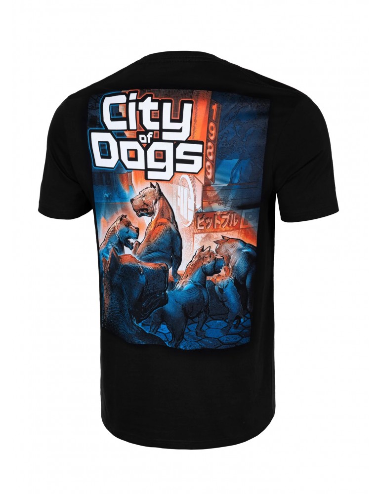 T-shirt Pitbull West coast City of Dogs