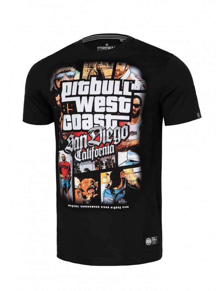 T-shirt Pitbull West Coast Most Wanted
