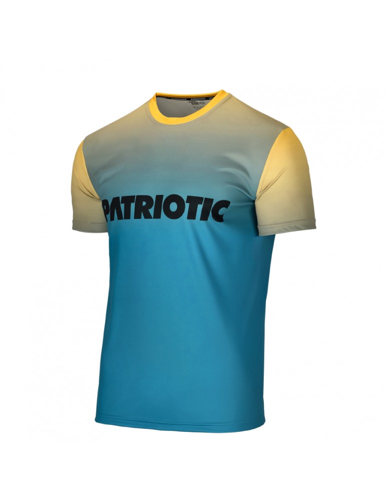 T-shirt Patriotic F-shadow turkusowy