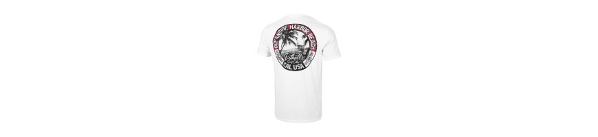 T-shirt Pitbull West Coast Oceanside white
