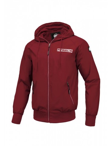 Kurtka Pitbull West Coast Athletic Logo burgundowa