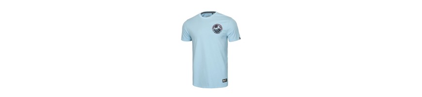 T-shirt Pitbull West Coast Oceanside błękitny